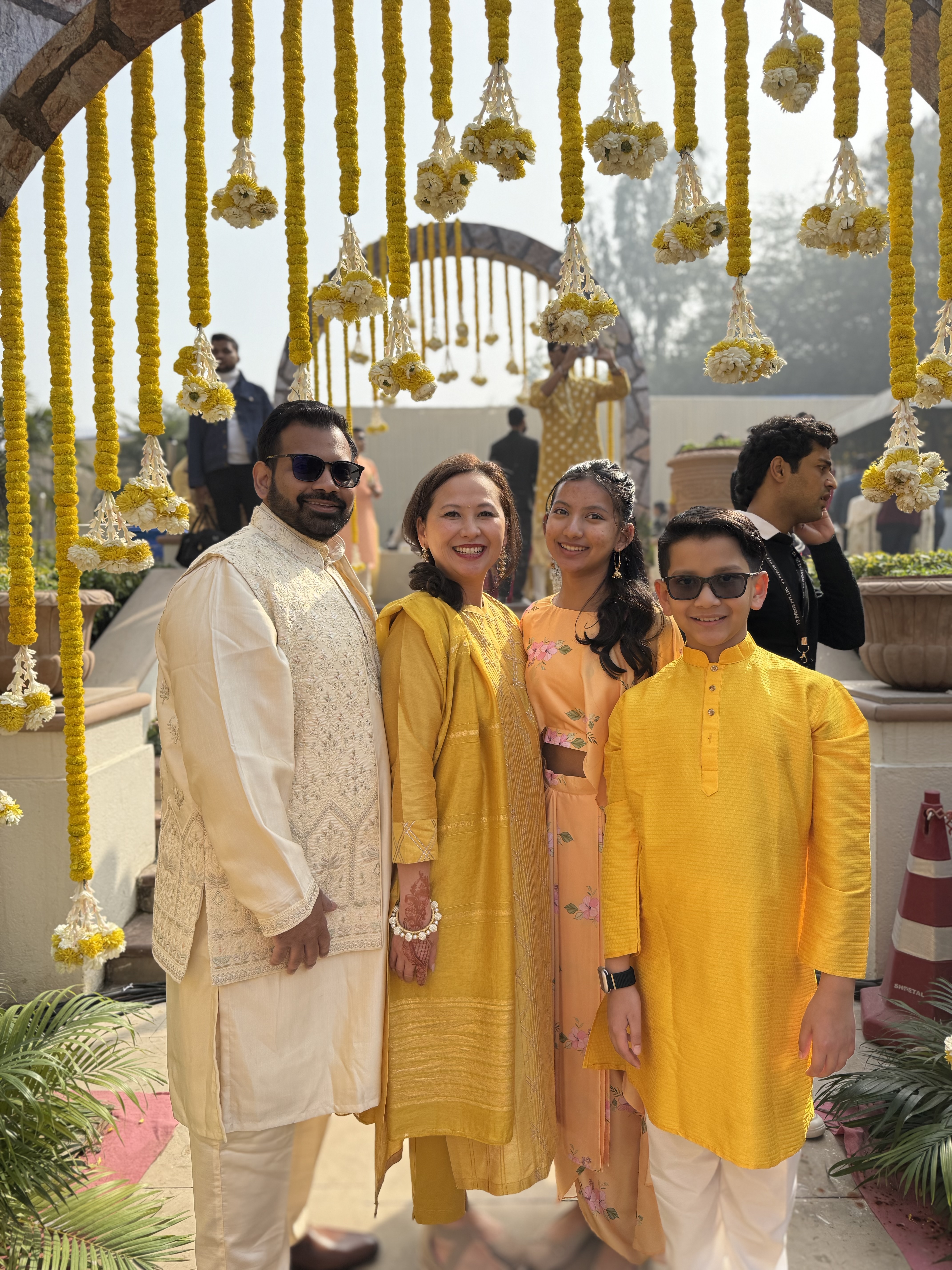 Arjun Sherkong Singh-family